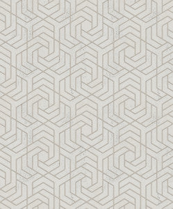 Tama Champagne Geometric Wallpaper by Advantage
