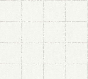 Kishi White Tile Wallpaper by Advantage