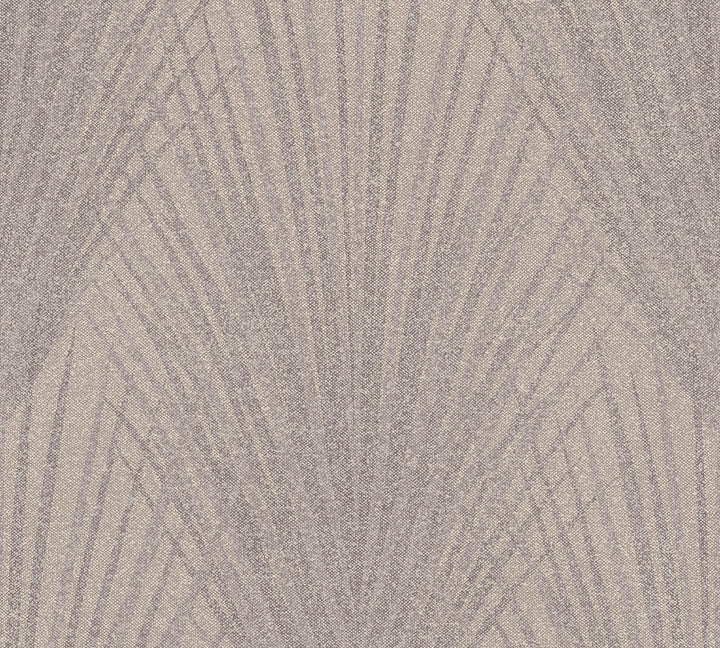 Keina Beige Fronds Wallpaper by Advantage Windsong Covers about 57.5 square feet 20.9-in by 33-ft long roll Unpasted 25.2 - Fabric Carolina -
