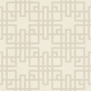 Mana White Trellis Wallpaper by Advantage
