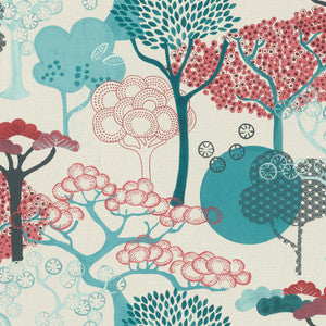Misaki Red Trees Wallpaper by Advantage