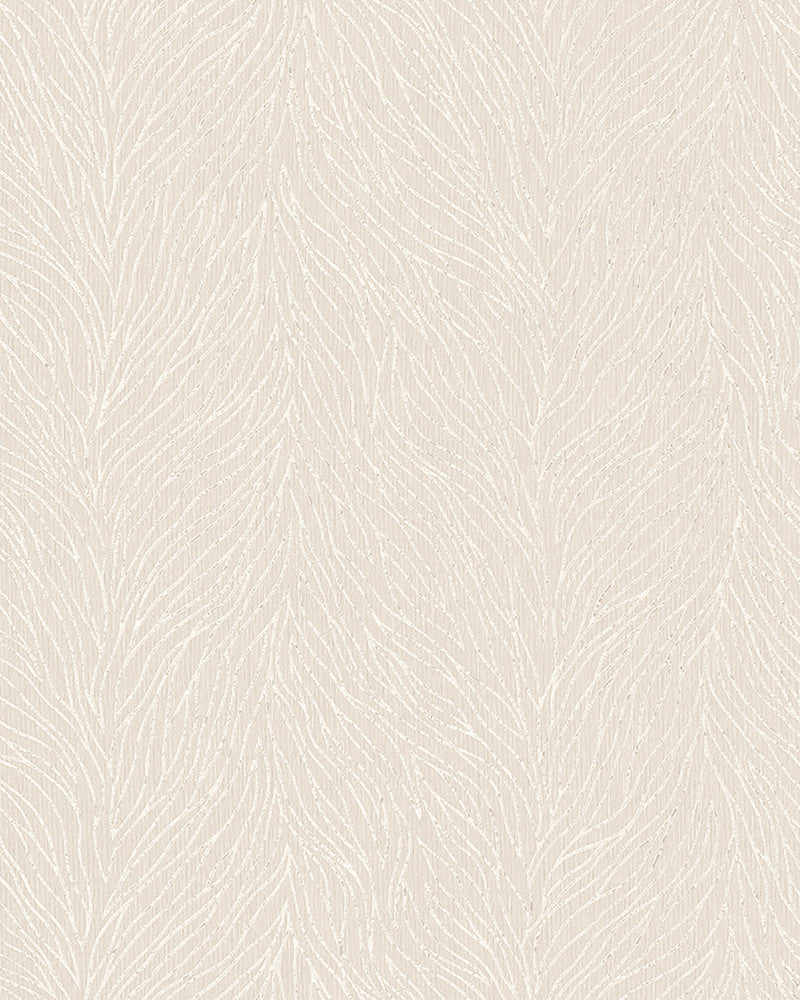 Tomo Cream Abstract Wallpaper by Advantage Windsong Covers about 57.5 square feet 20.9-in by 33-ft long roll Unpasted 25.2 - Fabric Carolina -