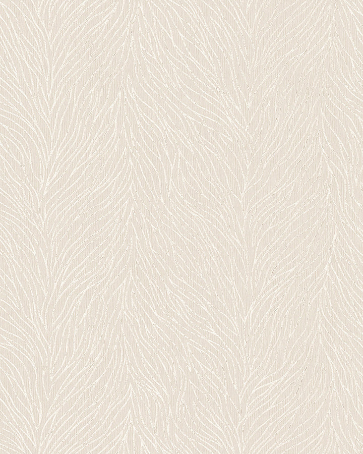 Tomo Cream Abstract Wallpaper by Advantage Windsong Covers about 57.5 square feet 20.9-in by 33-ft long roll Unpasted 25.2 - Fabric Carolina -