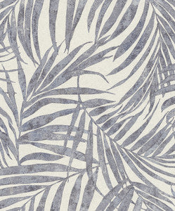 Anzu Slate Frond Wallpaper by Advantage