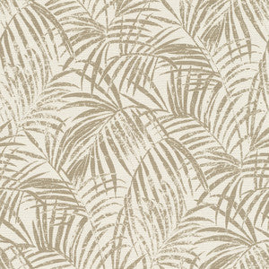 Yumi Gold Palm Leaf Wallpaper by Advantage