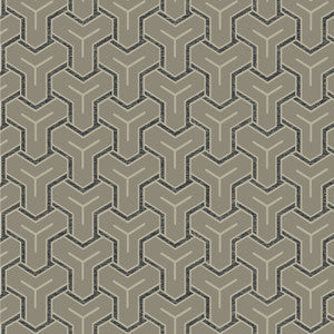 Gautier Silver Tessellate Wallpaper by Advantage