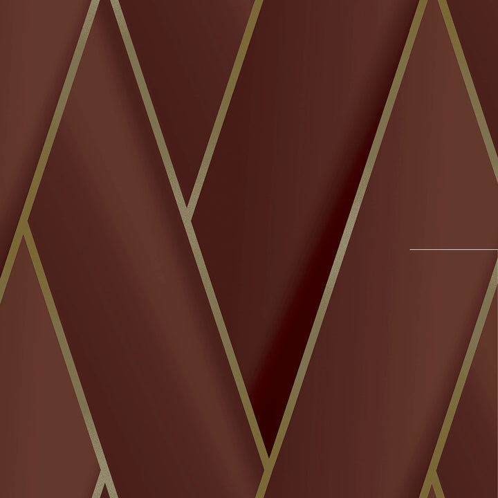 Manfred Ruby Modern Herringbone Wallpaper by Advantage Passport Covers about 57.5 square feet 20.9-in by 33-ft long roll Unpasted 12.6 - Fabric Carolina -