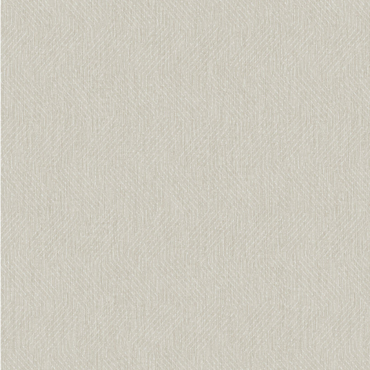 Elbert Cream Zig Zag Wallpaper by Advantage Passport Covers about 57.5 square feet 20.9-in by 33-ft long roll Unpasted 25.2 - Fabric Carolina -