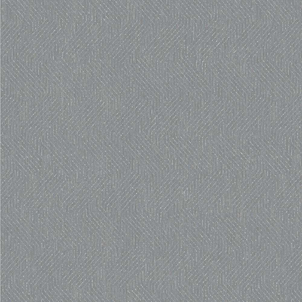 Elbert Dark Grey Zig Zag Wallpaper by Advantage Passport Covers about 57.5 square feet 20.9-in by 33-ft long roll Unpasted 25.2 - Fabric Carolina -