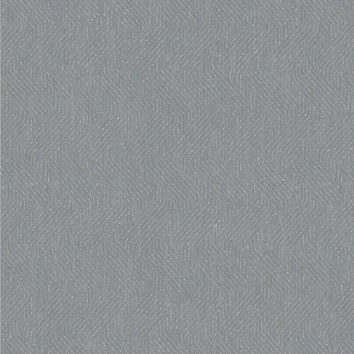 Elbert Dark Grey Zig Zag Wallpaper by Advantage Passport Covers about 57.5 square feet 20.9-in by 33-ft long roll Unpasted 25.2 - Fabric Carolina -