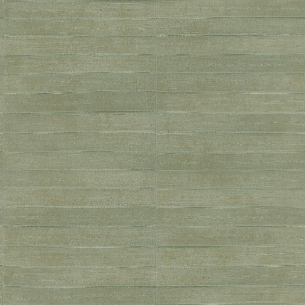 Dermot Light Green Horizontal Stripe Wallpaper by Advantage Passport Covers about 57.5 square feet 20.9-in by 33-ft long roll Unpasted 10.4 - Fabric Carolina -