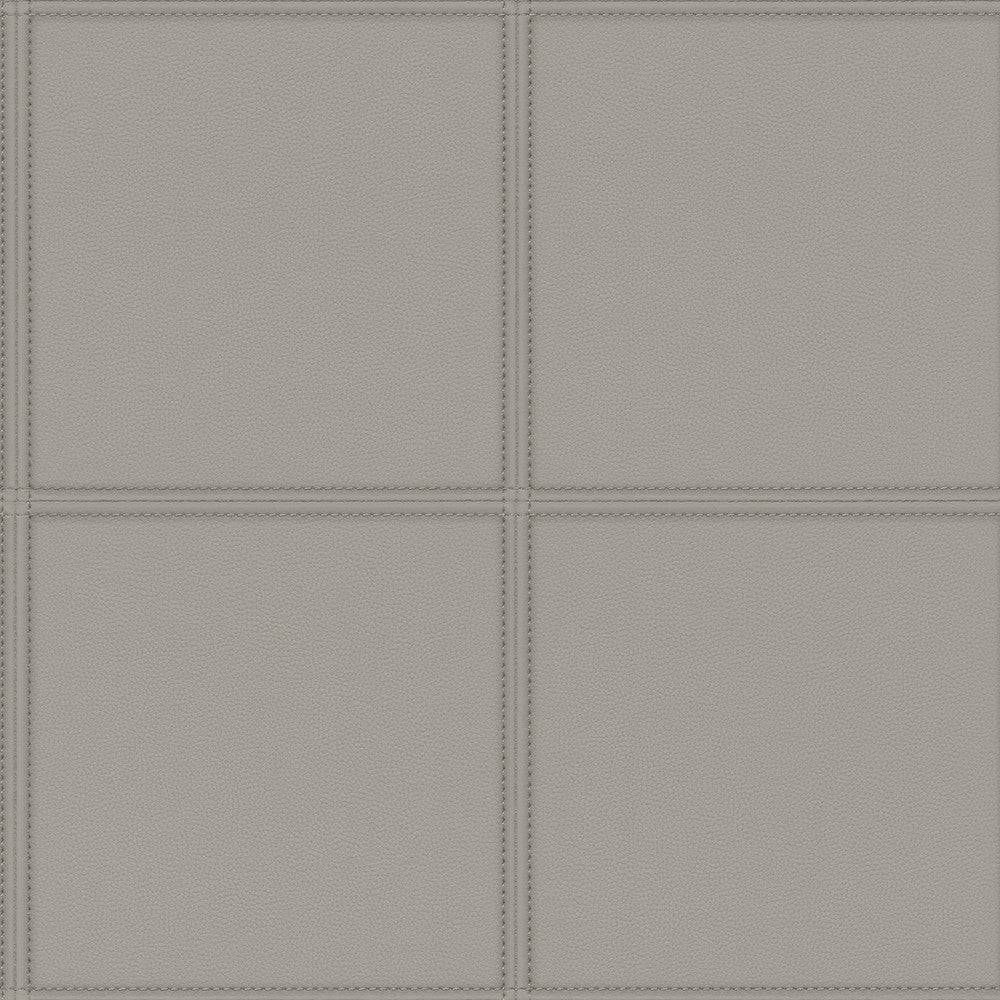 Avenue Grey Leather Wallpaper by Advantage Passport Covers about 57.5 square feet 20.9-in by 33-ft long roll Unpasted 10.4 - Fabric Carolina -
