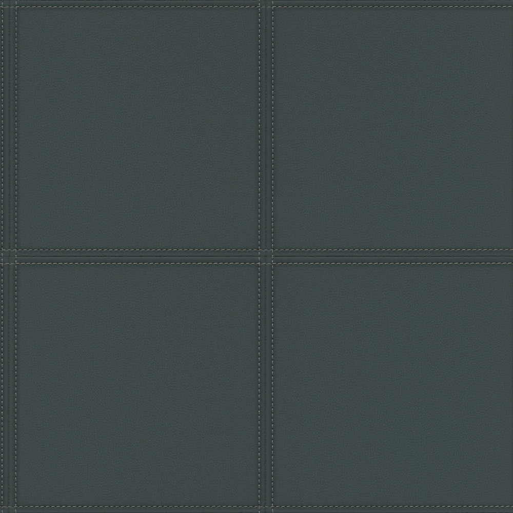 Avenue Slate Leather Wallpaper by Advantage Passport Covers about 57.5 square feet 20.9-in by 33-ft long roll Unpasted 10.4 - Fabric Carolina -