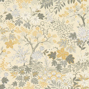 Vesper Eggshell Forest Floral Wallpaper by Advantage