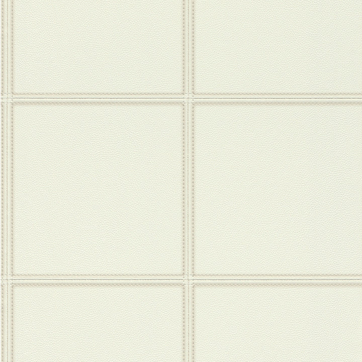 Avenue Cream Leather Wallpaper by Advantage Passport Covers about 57.5 square feet 20.9-in by 33-ft long roll Unpasted 10.4 - Fabric Carolina -