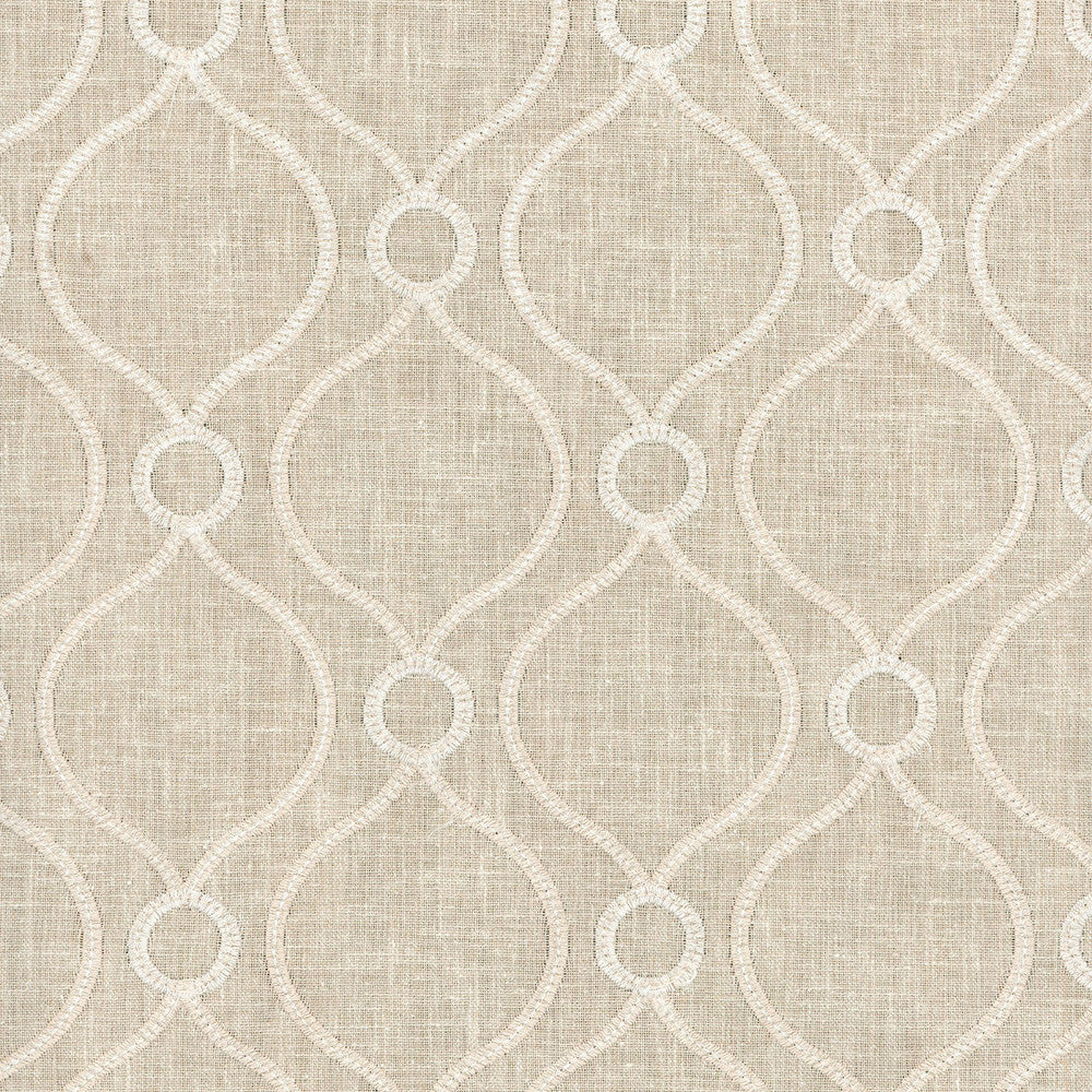 Curveball Emb Linen-Rb21 404153 by PKL Studio Fabric - 70% Polyester 30% Cotton Embroid:100% Polyester INDIA 51000 Horizontal: 4.625 and Vertical: 4 58 - Fabric Carolina -