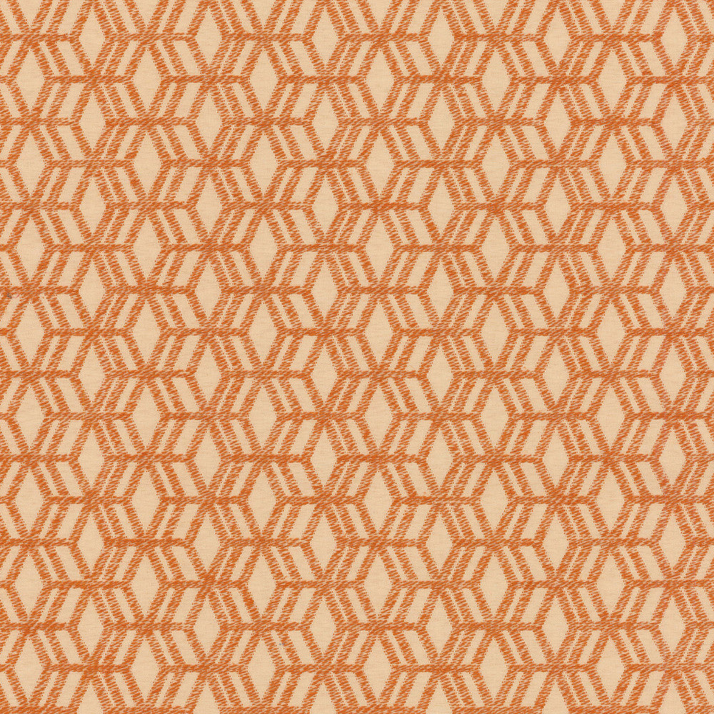 Turning Point S Persimmon 404185 by PKL Studio Fabric ART & SOUL 69% Polyester 31% Cotton INDIA Wyzenbeek 51,000 Horizontal: 1.60" and Vertical: 1.25" 55" - Fabric Carolina -