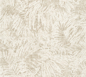 Torquino Off White Fronds Wallpaper by Advantage