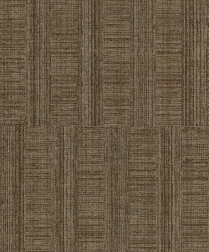 Eldorado Brown Geometric Wallpaper by Advantage Cuba Covers about 57.5 square feet 20.9-in by 33-ft long roll Unpasted 25.2 - Fabric Carolina -