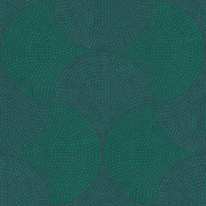 Bel Air Teal Fan Wallpaper by Advantage