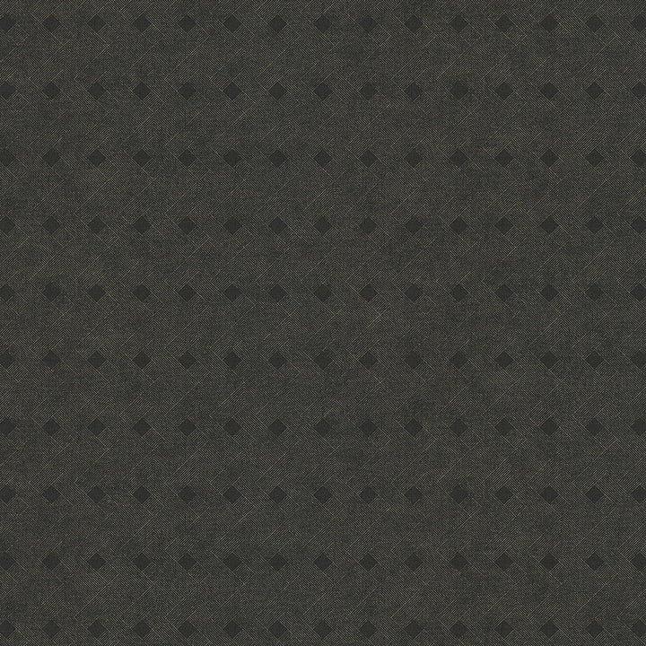 Peugot Black Geometric Wallpaper by Advantage Cuba Covers about 57.5 square feet 20.9-in by 33-ft long roll Unpasted 0 - Fabric Carolina -
