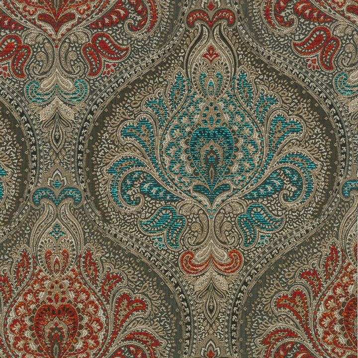 Worldly Ways Lacquer 404400 by PKL Studio Fabric - 70%Polyester 25%Cotton 5%Rayon India 51000 Horizontal: 13.5 and Vertical: 15.5 54 - Fabric Carolina -