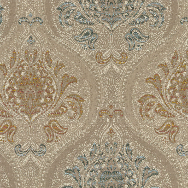 Worldly Ways Driftwood 404403 by PKL Studio Fabric - 70%Polyester 25%Cotton 5%Rayon India 51000 Horizontal: 13.5 and Vertical: 15.5 54 - Fabric Carolina -