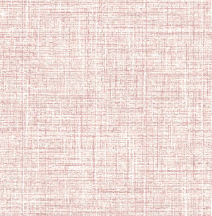 Tuckernuck Pink Linen Wallpaper by A-Street Prints Aura Covers about 56.4 square feet 20.5-in by 33-ft long roll Unpasted 0 - Fabric Carolina -