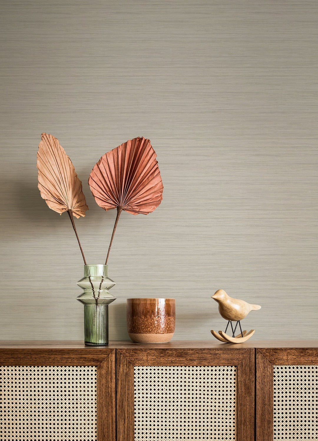 Barnaby Light Grey Texture Wallpaper by A-Street Prints Designer