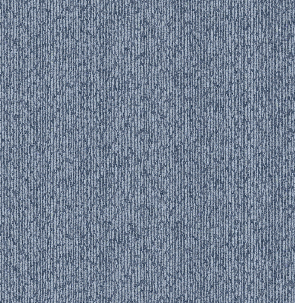Mackintosh Indigo Textural Wallpaper by A-Street Prints Aura Covers about 56.4 square feet 20.5-in by 33-ft long roll Unpasted 20.9 - Fabric Carolina -