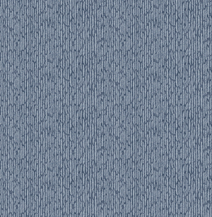 Mackintosh Indigo Textural Wallpaper by A-Street Prints Aura Covers about 56.4 square feet 20.5-in by 33-ft long roll Unpasted 20.9 - Fabric Carolina -