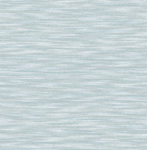 Benson Light Blue Faux Fabric Wallpaper by A-Street Prints