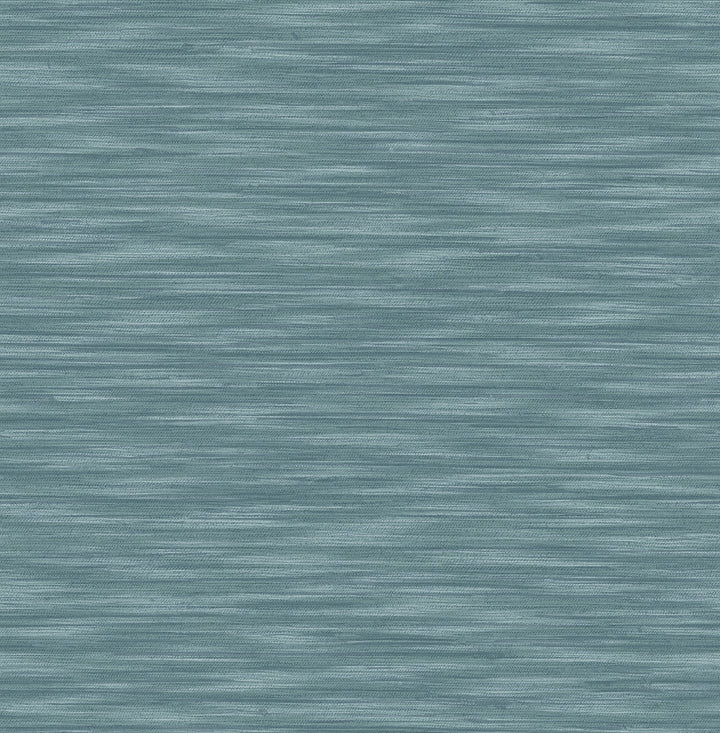 Benson Dark Blue Faux Fabric Wallpaper by A-Street Prints Designer