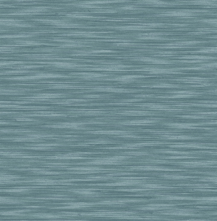 Benson Dark Blue Faux Fabric Wallpaper by A-Street Prints Aura Covers about 56.4 square feet 20.5-in by 33-ft long roll Unpasted 20.9 - Fabric Carolina -