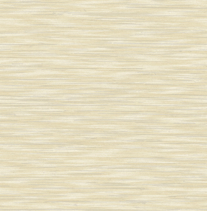 Benson Yellow Faux Fabric Wallpaper by A-Street Prints Aura Covers about 56.4 square feet 20.5-in by 33-ft long roll Unpasted 20.9 - Fabric Carolina -