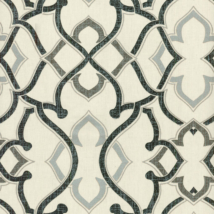 Linked/ Sd Noir 404623 by PKL Studio Fabric - 100% COTTON USA 51000 Horizontal: 13.5 and Vertical: 13.5 54 - Fabric Carolina -