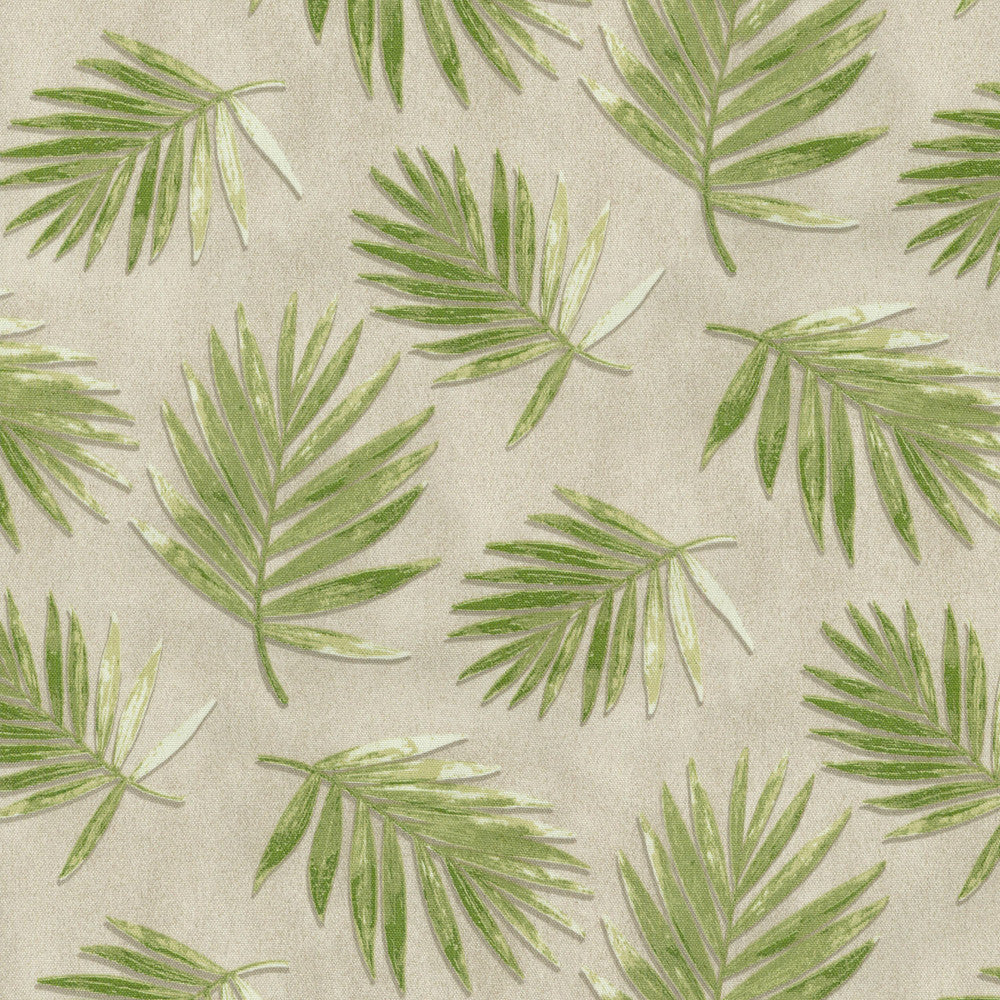 Fossil Fronds Leaf 404860 by PKL Studio Outdoor Fabric - 100% Spun Polyester USA 51000 Horizontal: 6.75 and Vertical: 13.5 54 - Fabric Carolina -