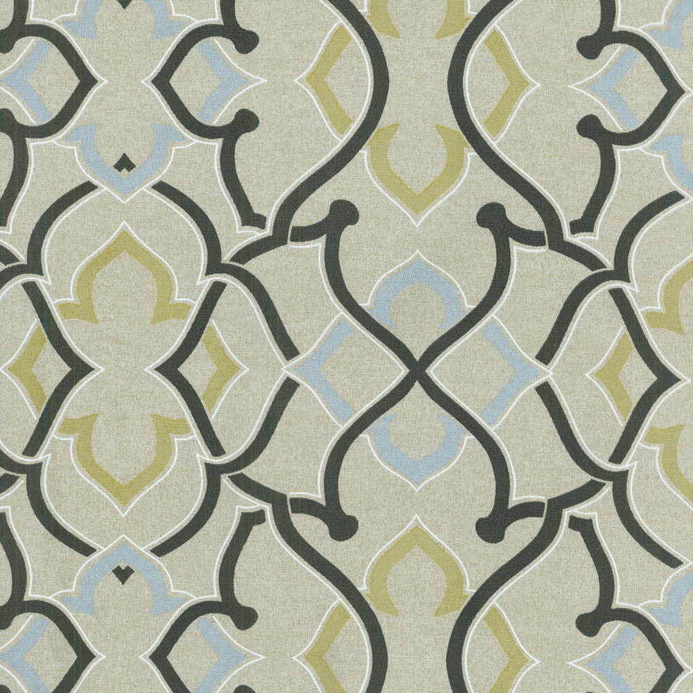 LINKED Onyx 405010 by PKL Studio Outdoor Fabric - 100% Polyester 51000 Horizontal: 13.5 and Vertical: 13.5 54 - Fabric Carolina -