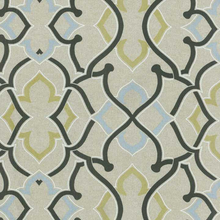 Pkl Od Linked Onyx 405010 by PKL Studio Fabric PKL Studio 100% Spun Polyester U.S.A. Abrasion Standard: General Use Horizontal: 13.5 and Vertical: 13.5 54" - Fabric Carolina -