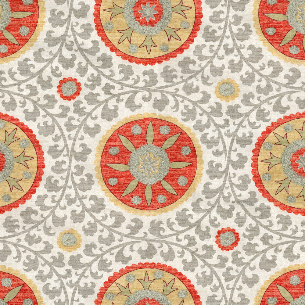 Tribal Thread Persimmon 405161 by PKL Studio Fabric - 100%Cotton CHINA 51000 Horizontal: 13.5 and Vertical: 27 54 - Fabric Carolina -