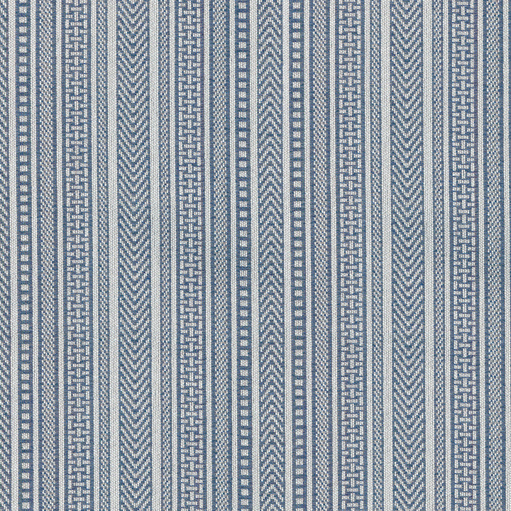 Nairobi Stitch Lapis 405503 by PKL Studio Fabric PKL STUDIO OCT 2017 92% Polyester 8% Rayon INDIA Wyzenbeek 51,000 Horizontal: 6.80" and Vertical: 0.25" 54" - Fabric Carolina -