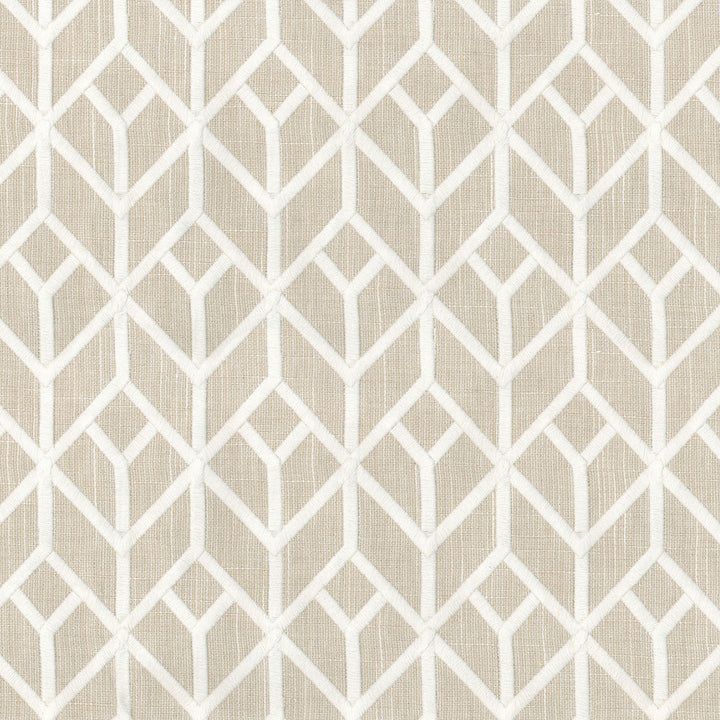 Key Element Emb Straw 405531 by PKL Studio Fabric - Base: 69% 17%Cotton 14%Rayon Emb: 100%Cotton India 51000 Horizontal: 3 and Vertical: 6 56" Base 54" Emb - Fabric Carolina -