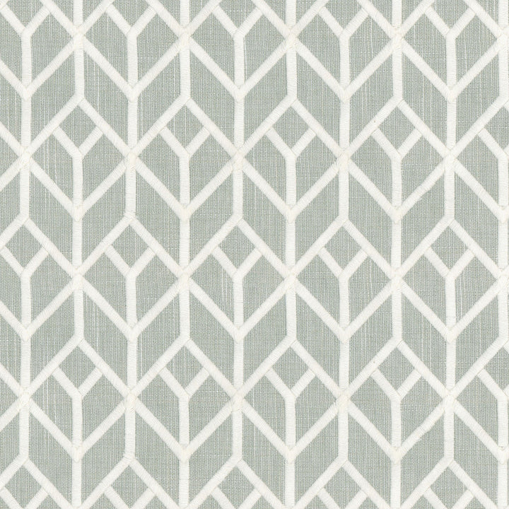 Key Element Emb Mist 405532 by PKL Studio Fabric PKL STUDIO OCT 2017 BASE:69% Polyester 17% Cotton 14% Rayon EMBROID:100% Cotton INDIA Wyzenbeek 51,000 Horizontal: 3.00" and Vertical: 6.00" 56" - Fabric Carolina -