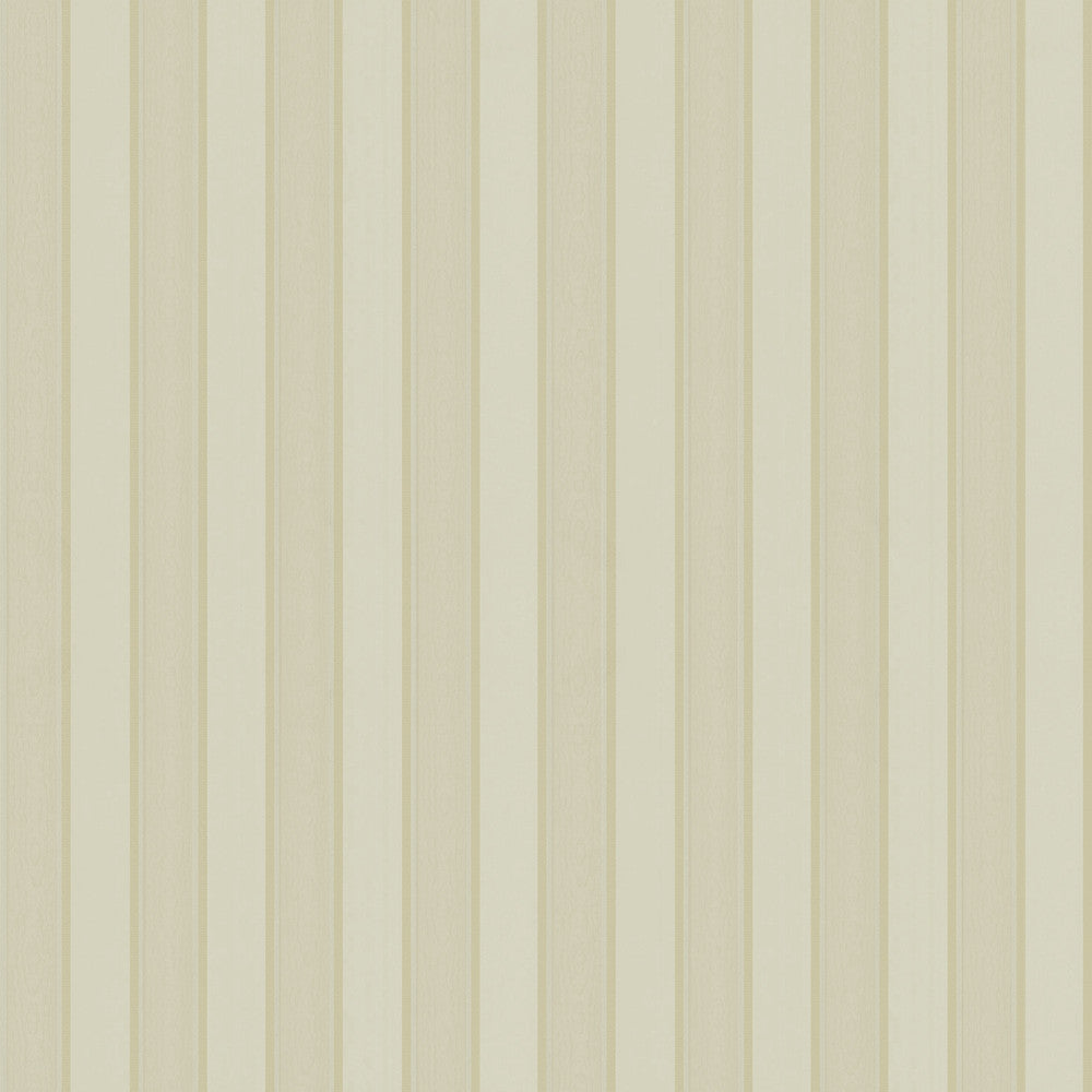Zeta Light Yellow Moire Stripe Wallpaper by Sirpi Italian Silk Covers about 57.5 square feet 20.9-in by 33-ft long roll Unpasted 0 - Fabric Carolina -