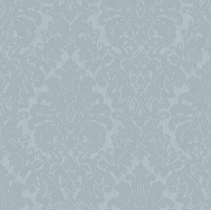 Betina Light Blue Damask Wallpaper by Sirpi