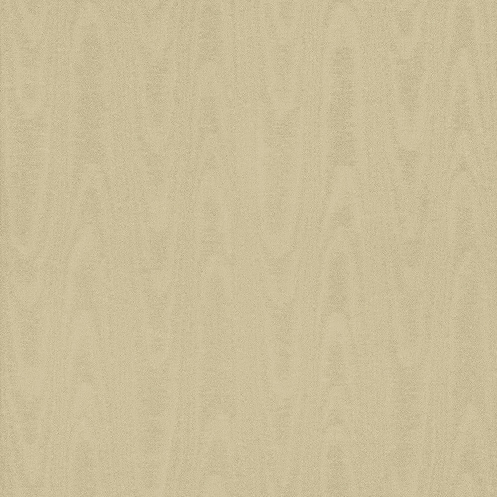 Angelina Gold Moire Wallpaper by Sirpi Italian Silk Covers about 57.5 square feet 20.9-in by 33-ft long roll Unpasted 20.9 - Fabric Carolina -