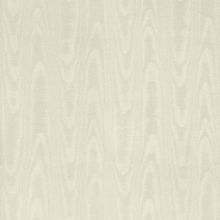 Angelina Cream Moire Wallpaper by Sirpi Italian Silk Covers about 57.5 square feet 20.9-in by 33-ft long roll Unpasted 20.9 - Fabric Carolina -
