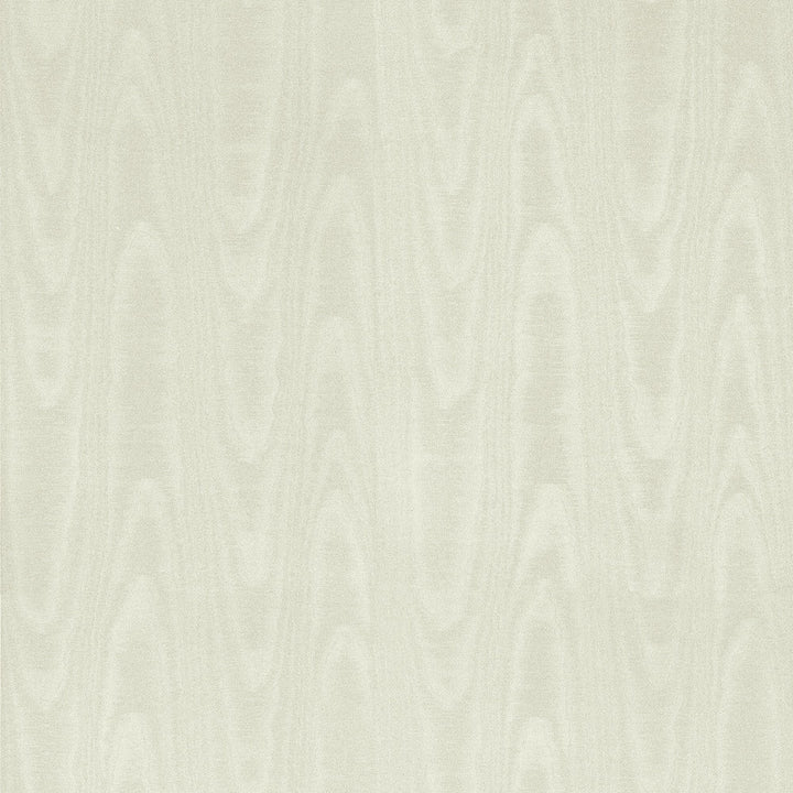 Angelina White Moire Wallpaper by Sirpi Italian Silk Covers about 57.5 square feet 20.9-in by 33-ft long roll Unpasted 20.9 - Fabric Carolina -