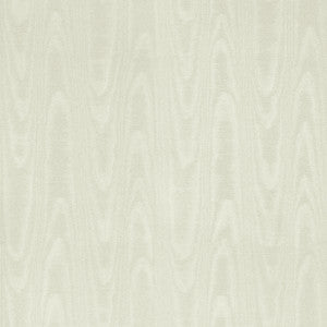 Angelina White Moire Wallpaper by Sirpi