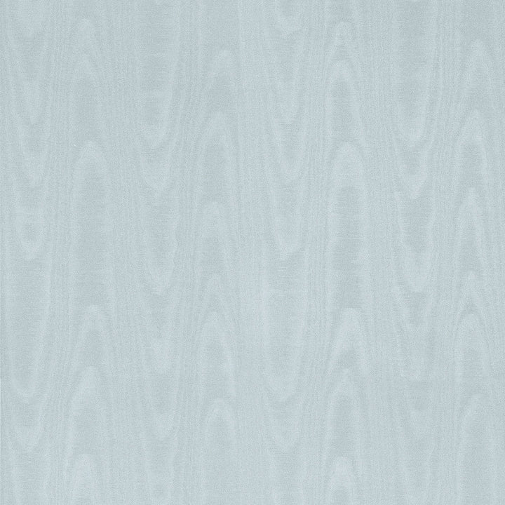 Angelina Light Blue Moire Wallpaper by Sirpi Italian Silk Covers about 57.5 square feet 20.9-in by 33-ft long roll Unpasted 20.9 - Fabric Carolina -